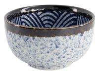Japanse porseleinen kom - Aisai Seigaiha - Tokyo Design Studio - 550ml - 12.7x7cm Japanse porseleinen kom - Aisai Seigaiha - Tokyo Design Studio - 550ml - 12.7x7cm