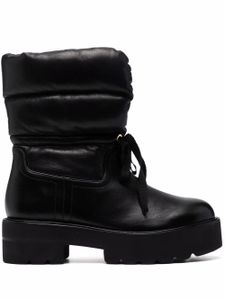 Stuart Weitzman bottines Tyler à design matelassé - Noir