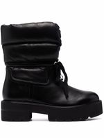 Stuart Weitzman bottines Tyler à design matelassé - Noir