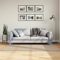VidaXL Vloerkleed huarte laagpolig zacht wasbaar 120x170cm zandkleurig