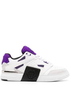 Philipp Plein baskets Phantom Street en cuir - Blanc