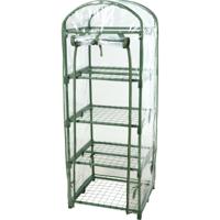 Pro Garden broeikas/kweekkas - transparant - 50 x 45 x 130 cm - 4 etages - moestuin