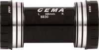Shimano Cema bracketas bb30 interlock -rvs-zwart