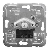 Efapel druk-/wissel dimmer voor faseafsnijding en dimbare ledlampen R,C 15-150W/VA / Led 3-50W