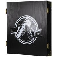 Bulls Deluxe Dartkabinet Beer and Darts Black