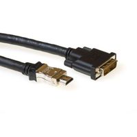 ACT AK3746 Verloopkabel HDMI-A Male/DVI-D Male SLAC - 15 meter