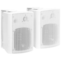 VidaXL Stereoluidsprekers wandgemonteerd 2 st 100 W wit