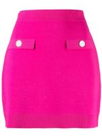 Michael Michael Kors logo-embossed buttoned miniskirt - Rose