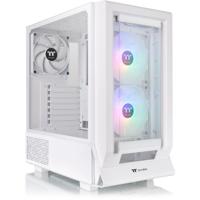 Thermaltake ceres 350 mx - snow midi tower behuizing (wit | 2x usb-a | 1x usb-c | rgb | tempered glass)