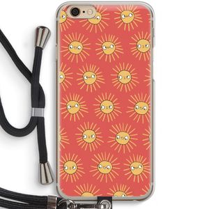 Zon: iPhone 6 / 6S Transparant Hoesje met koord