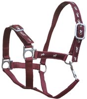 S2G halster cob 60 x 40 x 3,5 cm nylon bordeaux/wit - thumbnail