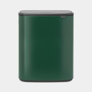 Brabantia Bo Touch Bin afvalemmer 60 liter met kunststof binnenemmer - Pine Green