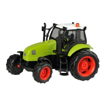 Kids Globe tractor met licht en geluid, 1:32