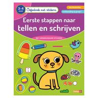 Deltas Oefenboek met stickers - tellen en schrijven (3-4 jaar)
