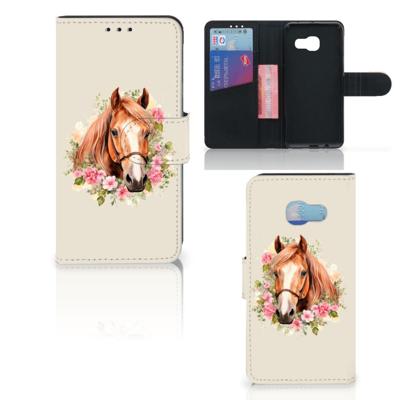 Telefoonhoesje | Met pasjeshouder | voor Samsung Galaxy A3 2017 Paard