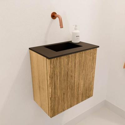 Toiletmeubel Mondiaz Joya | 40 cm | Meubelkleur Oak | Faye wastafel Urban Midden | Zonder kraangat(en) Toiletmeubel Mondiaz Joya | 40 cm | Meubelkleur Oak | Faye wastafel Urban Midden | Zonder kraangat(en)
