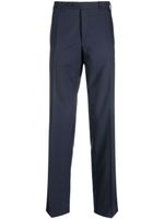 Canali pantalon en laine à coupe droite - Bleu