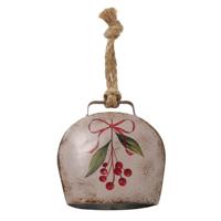 Boltze Home decohanger klok noelle beige 11,5x5x12cm