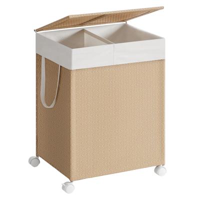 Wasmand met meerdere compartimenten en wielen, 100 L