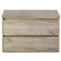 Dante Badmeubelset 80 cm - Craft Oak - Wastafelbovenblad