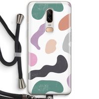 Memphis Shapes: OnePlus 6 Transparant Hoesje met koord