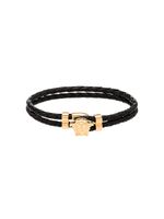 Versace bracelet La Medusa en cuir - Noir - thumbnail