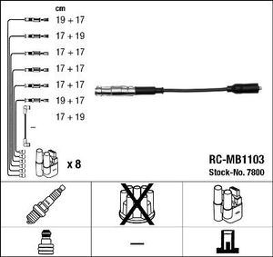 Bougiekabelset RCMB1103