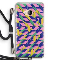 Skew Blush 1: HTC U Play Transparant Hoesje met koord