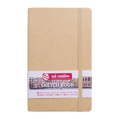 Schetsboek talens art creation 130x210mm kraft