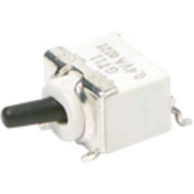 C & K Switches GT23MCBE Tuimelschakelaar 20 V/AC, 20 V/DC 0.4 A 2x aan/uit/aan Continu/0/continu 1 stuk(s) Bulk