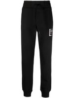 Versace Jeans Couture pantalon de jogging à logo imprimé - Noir