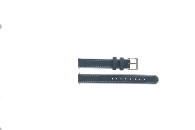 Lacoste horlogeband 2000504 / LC-33-3-14-0165 Leder Grijs 14mm + wit stiksel