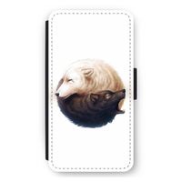 Yin Yang Wolves: iPhone 12 mini Flip Hoesje