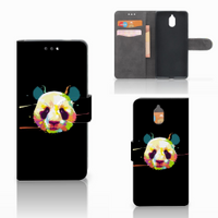 Nokia 3.1 (2018) Leuk Hoesje Panda Color - thumbnail