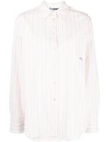 OpéraSPORT chemise en coton à rayures - Rose