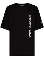 Dolce & Gabbana t-shirt en coton à logo imprimé - Noir