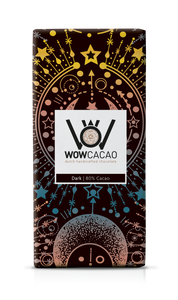 WOW Cacao - chocoladereep puur - 80% cacao