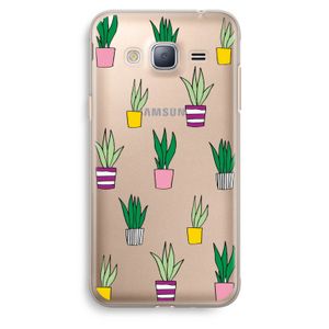 Sanseveria: Samsung Galaxy J3 (2016) Transparant Hoesje