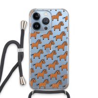 Pony: iPhone 13 Pro Transparant Hoesje met koord