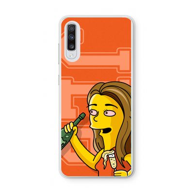 Jamie Lee Simpson: Samsung Galaxy A70 Transparant Hoesje