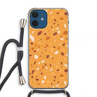 Terrazzo N°24: iPhone 12 mini Transparant Hoesje met koord