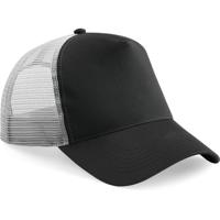 Beechfield Baseballcap - antraciet - truckers pet - volwassenen - verstelbaar