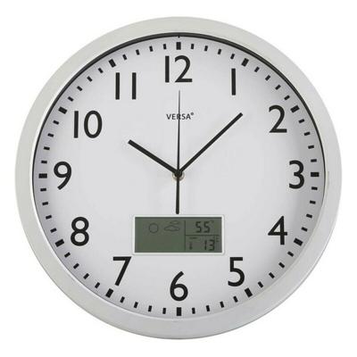 Muurklok Versa 18560239 Wit Plastic Minimalist 4 x 35 x 35 cm