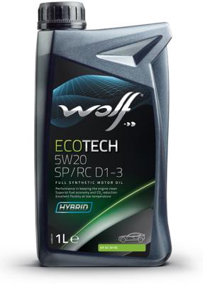 Wolf Motoroil 5w20 1l ecotech sp/rc d1-3