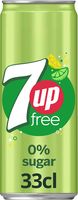 7up free frisdrank, sleek blik van 33 cl, pak van 24 stuks - thumbnail