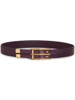 ETRO rectangle-buckle leather belt - Violet