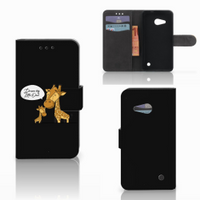 Microsoft Lumia 550 Leuk Hoesje Giraffe - thumbnail