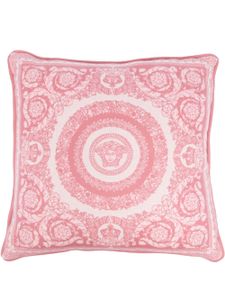 Versace coussin à imprimé graphique - Rose