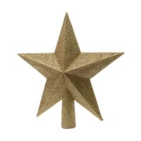 Kerstster Decoris Gouden 19 x 2,5 x 19 cm 19 X 4,2 X 19 CM Plastic