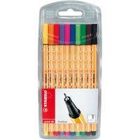 Point 88 etui fineliners, 10 stuks